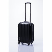 マスキュラーグレーフレーム 超軽量スーツケース Sサイズ 旅行日数目安:1~2泊 29L TSAロック搭載 機内持ち込み可 ブラック 85-75194