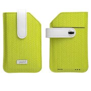 N21-C0LG [革製 薄緑 iPhone 4/4S/5用]