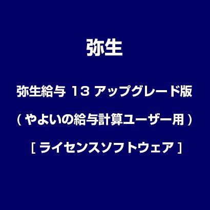 弥生給与 13 アップグレード版(やよいの給与計算ユーザー用) [ライセンスソフトウェア]
