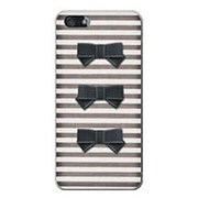 HI5-13 [デコレウェアiPhone SE/5s/5用 3連リボンBK]