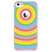 iPhone5クリアカバー パステルサークル [iPhone 5用]