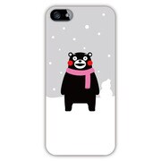 iPhone5カバー くまモンに冬がやってきたモン! [iPhone 5用]