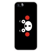 iPhone5カバー くまモンの顔だモン!ヨコバージョン [iPhone SE/5s/5用]
