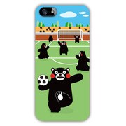 iPhone5カバー くまモンのサッカーだモン! [iPhone SE/5s/5用]