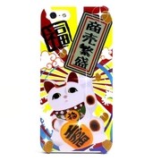 aglowDESIGN ハードケースiPhone5用5 お正月限定 招き猫 福 [iPhone 5用]