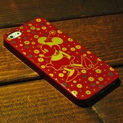 本漆iPhone5カバー ミニー [iPhone 5用]