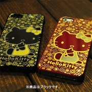 本漆iPhone5カバー キティBK [iPhone 5用]