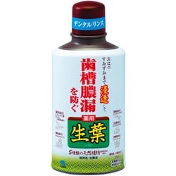 生葉液（しょうようえき） 歯槽膿漏を防ぐ デンタルリンス 液体歯磨き ハーブミント味 330ml 【医薬部外品】