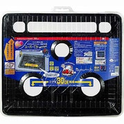 バーナー間30cm専用 システムガスマット一体型3口用スーパーでか ネオブラック