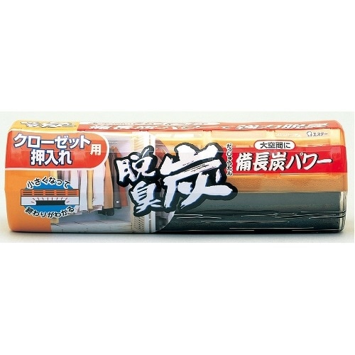 脱臭炭 クローゼット 押入れ用 脱臭剤 300g 備長炭パワー（タバコ臭/汗臭） [消臭剤 収納空間 押入 置き型]