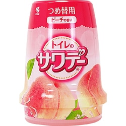 サワデー 気分はじけるピーチの香り 消臭芳香剤 トイレ用 詰め替え用 140g