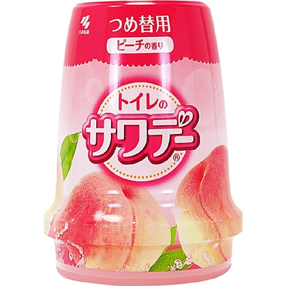 サワデー 気分はじけるピーチの香り 消臭芳香剤 トイレ用 詰め替え用 140g