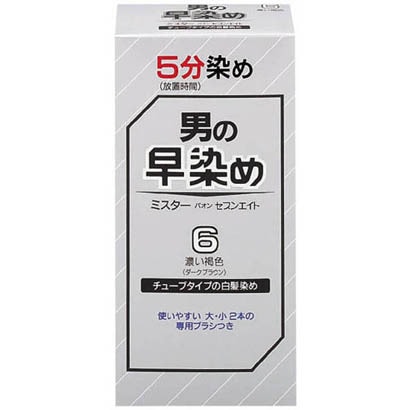 ミスターパオン セブンエイト 6 濃い褐色 [男性用白髪染め]