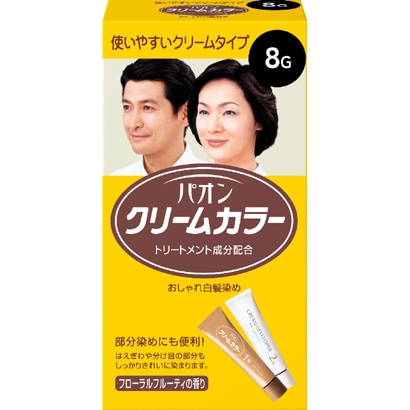 パオン クリームカラー 8G [女性用白髪染め]