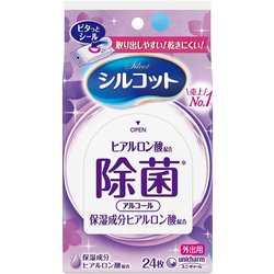 シルコット 除菌ウェットティッシュ アルコールタイプ アロエ 外出用 24枚入