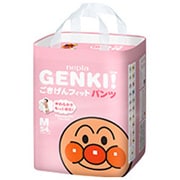 GENKI!ごきげんフィットパンツ Mサイズ [ベビーオムツ 54枚]