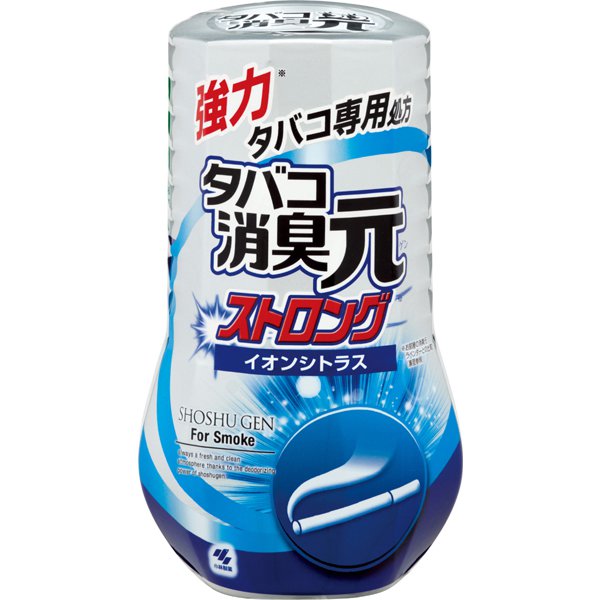タバコ消臭元ストロング 消臭芳香剤 部屋用 イオンシトラス 400ml