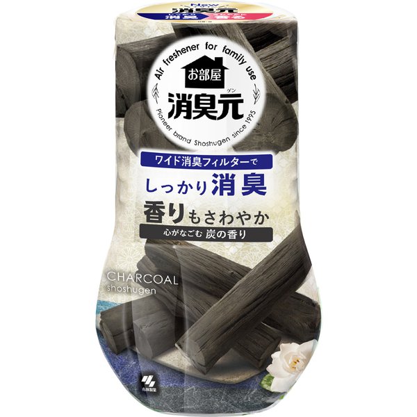 お部屋の消臭元 心がなごむ炭の香り 消臭芳香剤 部屋用 置き型 400ml