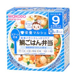 ヨドバシ Com アサヒグループ食品 和光堂 栄養マルシェ 鯛ごはん弁当 野菜あんかけ鯛ごはん やわらか肉団子 80g 2パック 対象月齢 9ヶ月頃 通販 全品無料配達