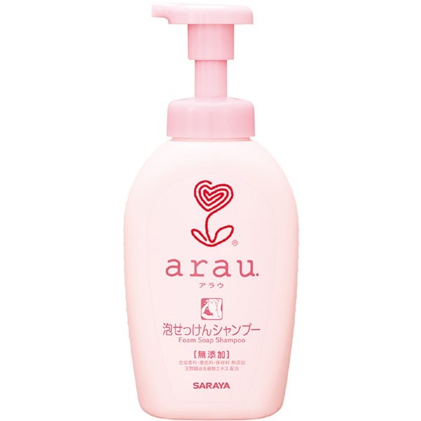 arau.（アラウ.） 泡せっけんシャンプー 本体 500mL [シャンプー]