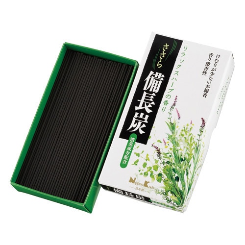 ささら 備長炭 リラックスハーブ バラ詰 100g [お線香]