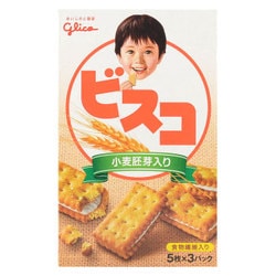 ヨドバシ.com - グリコ Glico ビスコ小麦胚芽入りビスケット [5枚×3