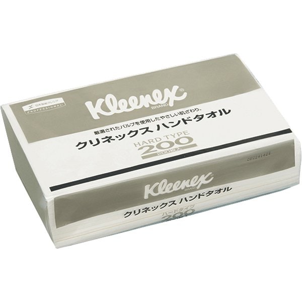 ハンドタオル クリネックスハンドタオルハードタイプ200