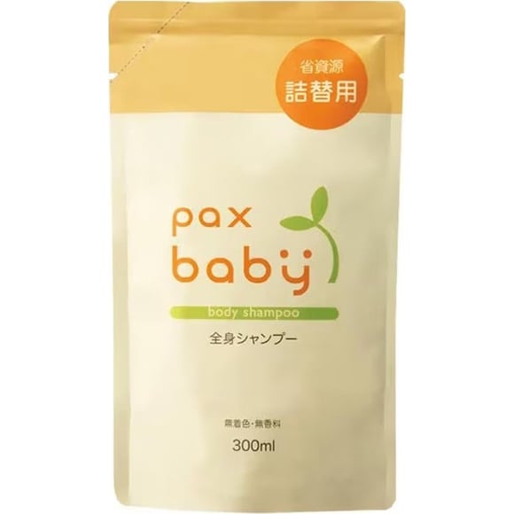 パックスベビー 全身シャンプー 詰替用 300ml 泡 無添加 無香料 せっけん ソープ 天然由来100％