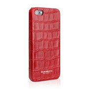 Bushbuck Caiman Genuine Leather Case for iPhone 5 Red [iPhone用]