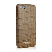 Bushbuck Caiman Genuine Leather Case for iPhone 5 Khaki [iPhone用]