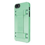 Hybrid Snap Case & Attachable Handstrap/Stand for iPhone 5 (Mint) [iPhone用]