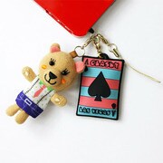 CLASKY Animal with mobile cleaner クマ [イヤホンジャックピアス]