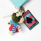 CLASKY Animal with mobile cleaner パグ [イヤホンジャックピアス]