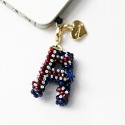 CLASKY Beads initial earphone jack A [イニシャル型イヤホンジャックピアス]