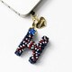 CLASKY Beads initial earphone jack H [イニシャル型イヤホンジャックピアス]