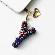 CLASKY Beads initial earphone jack Y [イニシャル型イヤホンジャックピアス]
