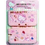 3DLP-PK ハローキティ プロテクトカバー for 3DSLL ピンク [3DS LL用]
