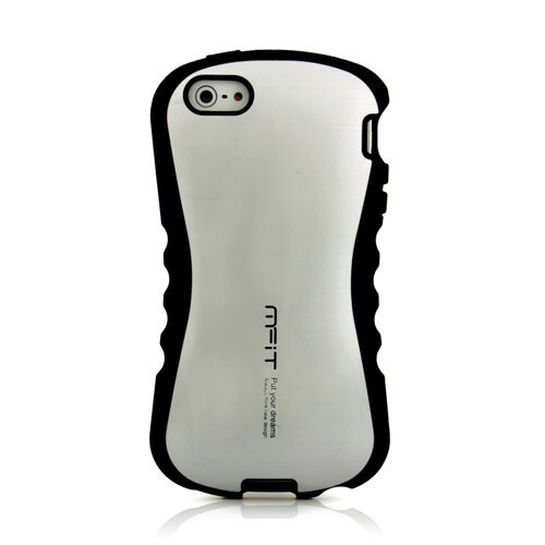 M2354SR [iPhone5専用 はめるタイプのスマホカバー「Mfit WAVE BUMPER（ウェーブバンパー）」 シルバー]