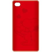 P-11469 [iPhone5ケース SNOOPY/ハート レッド]