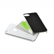 IC-CF-BLK-5 [ICカードジャケット for iPhone SE/5s/5用 カーボンフィニッシュ ブラック]
