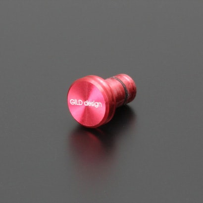GA-200R [アルミ削り出しイヤホンジャックカバー レッド]