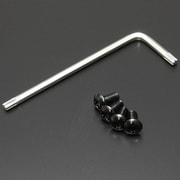 GI-305B [カラーボルトSET for iPhone5 トルクス穴タイプ ブラック]