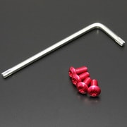GI-305R [カラーボルトSET for iPhone5 トルクス穴タイプ レッド]