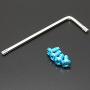 GI-305LB [カラーボルトSET for iPhone5 トルクス穴タイプ ライトブルー]