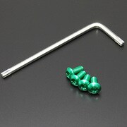 GI-305GRE [カラーボルトSET for iPhone5 トルクス穴タイプ グリーン]