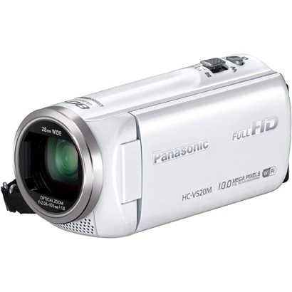 デジタルハイビジョンビデオカメラ メモリータイプ32GB ホワイト HC-V520M-W