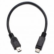 USBホストケーブルMiniB-MicroB 15cm USB-114