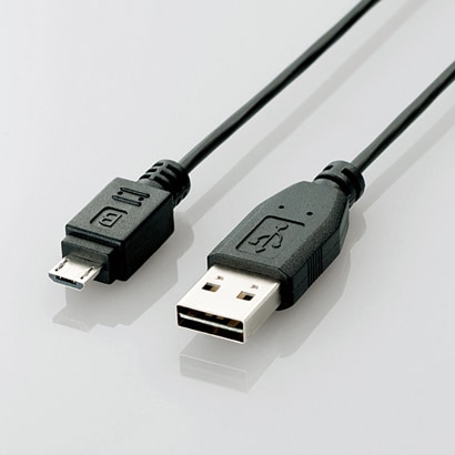 USBケーブル リバーシブルコネクタ A-MicroB 0.2m U2C-DAMB02BK