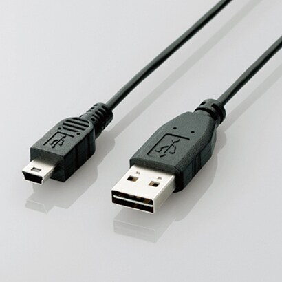 USBケーブル リバーシブルコネクタ A-miniB 1m U2C-DMB10BK