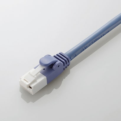 LANケーブル CAT5E(カテゴリ5E) 爪折れ防止 0.5m ブルー LD-CTT/BU05